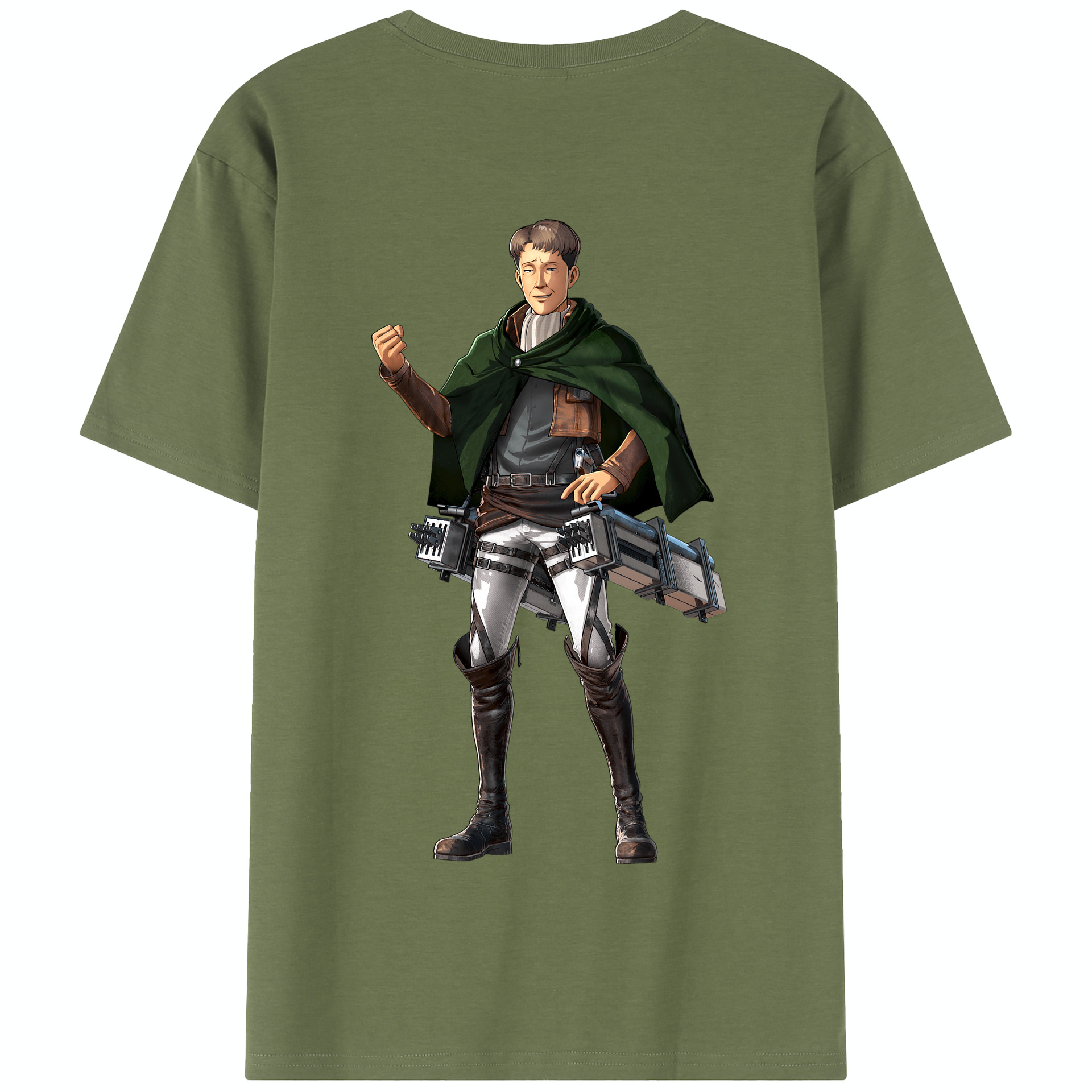 （画像用） 進撃の巨人 Attack on Titan 綿100％半袖Tシャツ（背面プリント）